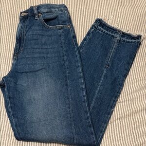 Kancan split hem 90s jeans